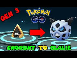 Evolve Snorunt Pokemon Go