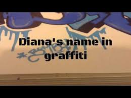 Sehingga, nama odading terus dipakai oleh para pedagang kue. Diana S Name In Graffiti Youtube