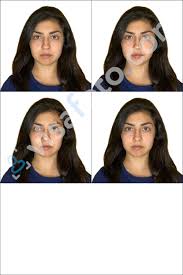 Do not digitally change the photo; Get Passport Size Photo Online