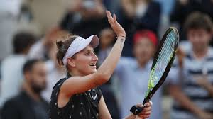Jun 06, 2021 · spain's paula badosa reacts and celebrates after defeating czech republic's marketa vondrousova during their fourth round match on day 8, of the french open tennis tournament at roland garros in. French Open Teenager Marketa Vondrousova Beats Petra Martic To Reach Paris Last Four
