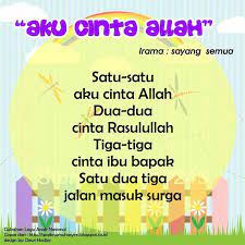 Aku Cinta Allah Original Song Sayang Semua Lagu Lirik Lagu Belajar