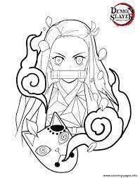 Download this adorable dog printable to delight your child. Nezuko Kamado From The Anime Demon Slayer Demon Slayer Coloring Pages Printable