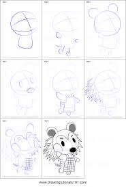 How To Draw Mabel From Animal Crossing Printable Drawing Sheet By Drawingtutorials101 Com In 2020 Animal Crossing Fan Art Animal Crossing Characters Animal Crossing