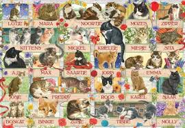 New Jumbo Games Cat Anniversary 1000 Piece Cats Jigsaw Puzzle 18324 Jigsaw Puzzles 1000 Piece Jigsaw Puzzles Cats