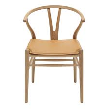 Leather Seat Cushion For Ch24 Wishbone Chair Chair Seat Cushion Wishbone Chair Custom Seat Cushions