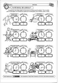 Recursos Didacticos Para Imprimir Ver Leer Cuadernillo Que Hora Es Ahora Matematicas Tercero De Primaria Fichas De Matematicas Actividades De Matematicas