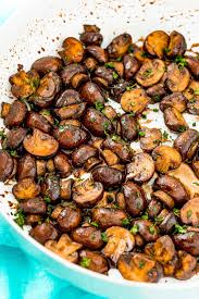 Sauteed Mushrooms Are So Easy To Make They Are Browned In Butter And Olive Oil And Seasoned With Garl In 2020 Mushroom Side Dishes Sauteed Mushrooms Stuffed Mushrooms