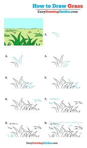 How To Draw Grass Really Easy Drawing Tutorial Easy Drawings Drawing Tutorial Easy Drawing Tutorial