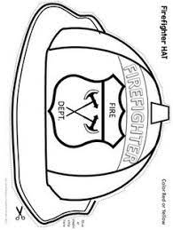 Download and print one of our firefighter hat coloring page to keep little hands occupied at home; 110 Firefighters Police Ideas Community Helpers Preschool Community Helpers Theme Community Helpers