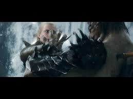 The men of the ruined laketown and the elves of mirkwood. The Hobbit The Battle Of The Five Armies 2014 Dual Audio 720p 480p