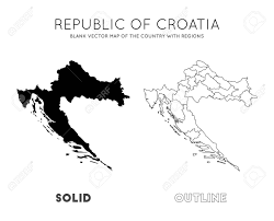 Download for free blank svg vector map of croatia. Croatia Map Blank Vector Map Of The Country With Regions Borders Royalty Free Cliparts Vectors And Stock Illustration Image 130687009