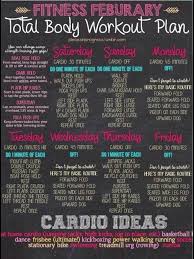 Workout Timetable Total Body Workout Plan Body Workout Plan Month Workout