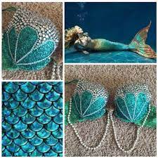 It makes the seashells durable, shiny and dimensional. Shell Mermaid Bra Mermaid Bra Mermaid Fashion Mermaid Costume