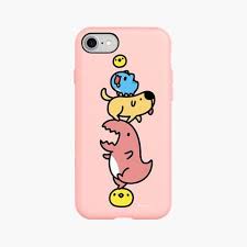 防摔客製化手機殼 犀牛盾playproof 貓貓蟲咖波聯名設計款疊高高 iphone 7 peach pink 蜜桃粉 iphone phone cases iphone