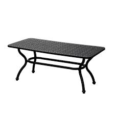 Find a great selection of wood coffee tables, metal accent tables, storage tables & more. Elysian 42 X 22 Inch Rectangular Cast Aluminum Patio Coffee Table By Lakeview Outdoor Designs Walmart Com Walmart Com