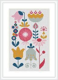 Their patterns are 100 percent completely free. Retro Flower Modern Cross Stitch Pattern Pdf Mid Century Etsy Cross Stitch Patterns Modern Cross Stitch Patterns Cross Stitch Flowers