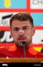 Wales captain aaron ramsey hi-res stock photography and images