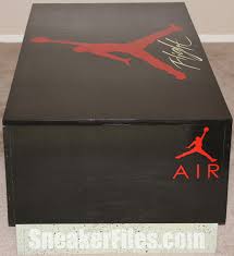Nike revolution 5 preschool kids' shoes. Custom Air Jordan 4 Shoe Box Coffee Table Sneakerfiles
