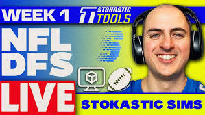 NFL DFS Stokastic Contest Sims Week 1 Picks