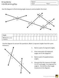 Vertical Angles Other Special Angle Pairs Inquiry Lesson Pack Geometry Interactive Notebook Vertical Angles Stock Market