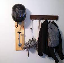 Diy Helmet Rack So Easy You Ll Actually Do It Diy Helmet Rack Helmet Rack Helmet Holder