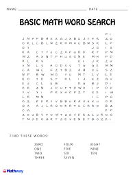 Basic Math Word Search Follow Our Board For More Math Related Word Searches For Other Subjects Math Word Search Basic Math Math