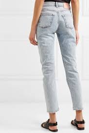 Light Denim Melk High Rise Tapered Jeans Acne Studios Tapered Jeans Light Denim Acne Jeans Women