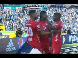 El mandatario juan manuel santos (i) y su ministra de relaciones exteriores, maría angela holguín, durante una reunión con autoridades locales en la isla de san. Millonarios Vs America 1 2 Liga Aguila 2019 1 Cuadrangulares Fecha 6 Youtube
