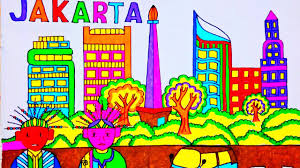 Martias db21 gambar monas mewarnai cara menggambar monas youtube flowchart metode pelaksanaan jalan pelaburan dan makadam. Cara Menggambar Jakarta Hut Dki Jakarta Youtube