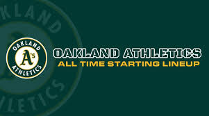 Oakland Athletics All Time Starting Lineup Roster