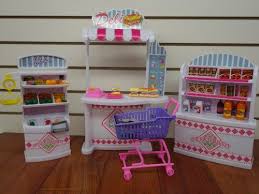 Amazon Com Barbie Size Dollhouse Furniture Supermarket Shopping Cart Veggie Toys Games Doll House Barbie Doll House Dollhouse Furniture