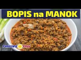 Bopis Na Manok Is The Chicken Version Of Bopis This Is A Dish Composed Of Chicken Innards That Were Either Minced Gizzards Recipe Cooking Chicken Bopis Recipe