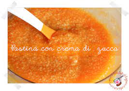 Sì, il brodo vegetale rimane la base della pappa, che verrà ora arricchita di verdure, come gli spinaci, le. Bolli Bolli Pentolino Pastina Con Crema Di Zucca Per Lo Svezzamento Dei Bambini