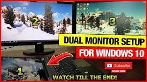 How To Connect Two Monitors To One Laptop Windows 10 Best Easiest Way Youtube