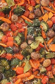 Italian Roasted Mixed Vegetables A Simple Healthy Side Dish Recipe Roasted Mixed Vegetables Roasted Italian Vegetables Mix Vegetable Recipe