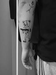 Today, the bear is the national animal of finland, while in the united states, grizzly and black bears have been considered state animals. Tattoo Uploaded By Yannis Steiakakis Gangsta Gangstatattoo Gangstabear Gangstatettybear Gangstertattoo Oldschool Oldschooltattoo Sunskin Sunskintattoomachines Sunskintattoo Bishop Bishoprotary Ink Inked Tattoo Tattooart Bear