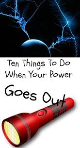 10 Things To Do When Your Power Goes Out My Windowsill Things To Do Article About Family Power