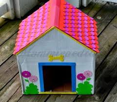 mommiepedia dog house from a recycled box cardboard cat house dog house diy dog house cardboard