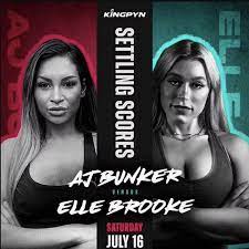 Elle Brooke vs AJ Bunker fight date, UK start time, undercard and stream 