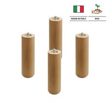 Una scelta unica di piedi per rete letto disponibile nel nostro negozio. Set 4 Piedini Per Rete Letto H29 Cm In Faggio Mobili Fiver