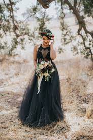 23 Dark Wedding Dresses For Brides Who Think White Is Trite Huffpost Life Dark Wedding Dress Black Wedding Dresses Halloween Wedding Dresses