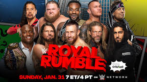 And the old theme song of the royal rumble (from the early 90s) should play before the match. H Ve8evx8knv6m