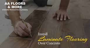 The fact that your home is built on a concrete slabs does not preclude installing hardwood floors, but several considerations apply, not least of which is subfloor preparation. Installing Laminate Flooring Over Concrete The Ultimate Guide Aa Floors
