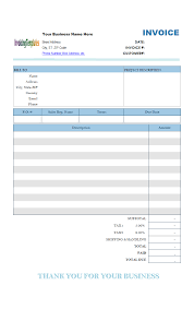 Mac Invoice Template