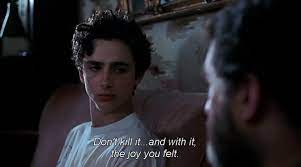 The last thing the guy is expecting is a total tramp. 365filmsbyauroranocte Call Me By Your Name Luca Guadagnino 2017 Movie Quotes Call Me Names