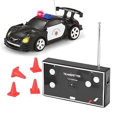 Joyin Toy Rc Remote Radio Control Mini Micro Racing Police Car Pocket Race Car Toy With Led Light And Siren Sound Buy Online In Cayman Islands At Cayman Desertcart Com Productid 52625960