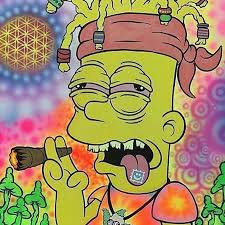 Dark trippy wallpaper posted by ryan simpson. Trippy Drawings Simpsons