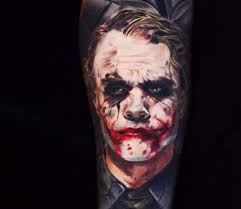 Joker tattoo by Ben Ochoa