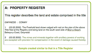 The difference is only in terms of the supporting. Using The Title Register