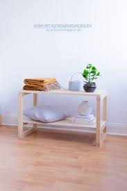 Diy Bank Bauen Diy Mobel Bauen Holzbank Mit Ablage Diy Bank